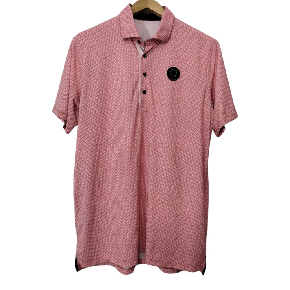 Greyson Men's Coyotes Golf Team Stretch Short‎ Sleeve Polo Shirt Size L